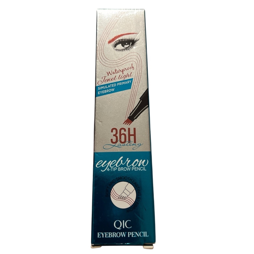NIB QIC Waterproof Gray
36H Lasting Eyebrow 4 Tip Brow
Pencil #05 0.04 oz